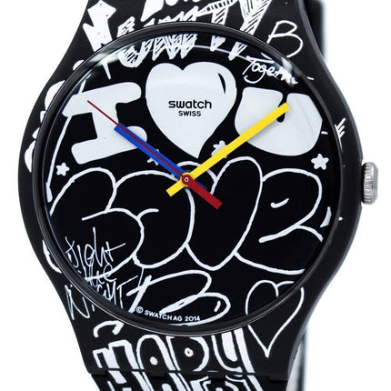 Swatch Originals amour murale Quartz SUOB125 montre unisexe