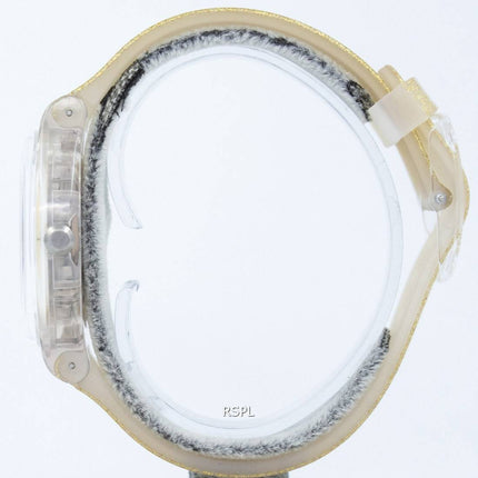 Montre unisexe Swatch Originals éclat doré Quartz SUOK704