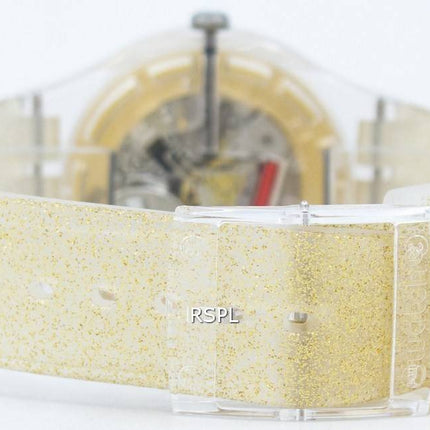 Montre unisexe Swatch Originals éclat doré Quartz SUOK704