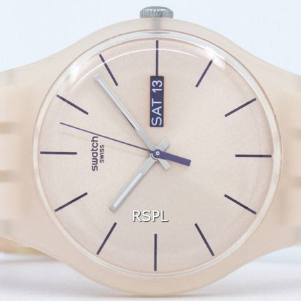 Montre unisexe Swatch Originals Rose rebelle Quartz SUOT700