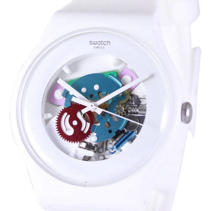 Swatch Originals Laqué Blanc Quartz Suisse SUOW100 unisexe