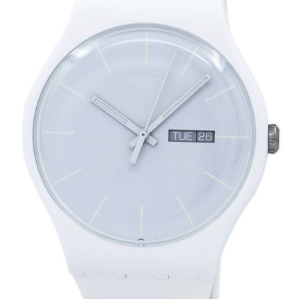 Montre unisexe Swatch Originals Rebel blanc Quartz SUOW701