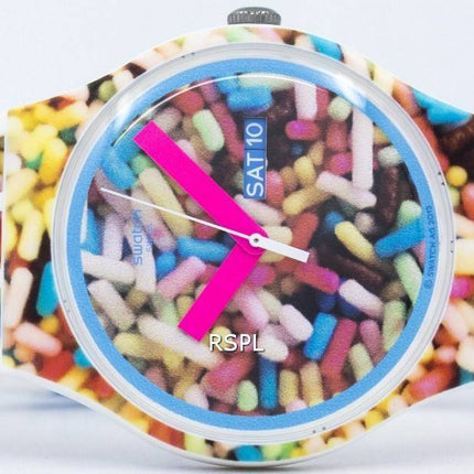 Saupoudré de Swatch Originals unisexe montre à Quartz SUOW705