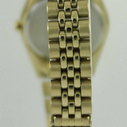 Montre Seiko solaire couleur or cristaux Swarovski SUP096P1 SUP096P féminin