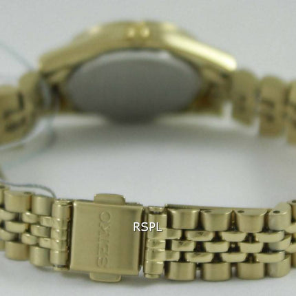 Montre Seiko solaire couleur or cristaux Swarovski SUP096P1 SUP096P féminin