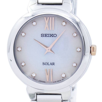 Montre Seiko solaire diamant Accent SUP381 SUP381P1 SUP381P féminin