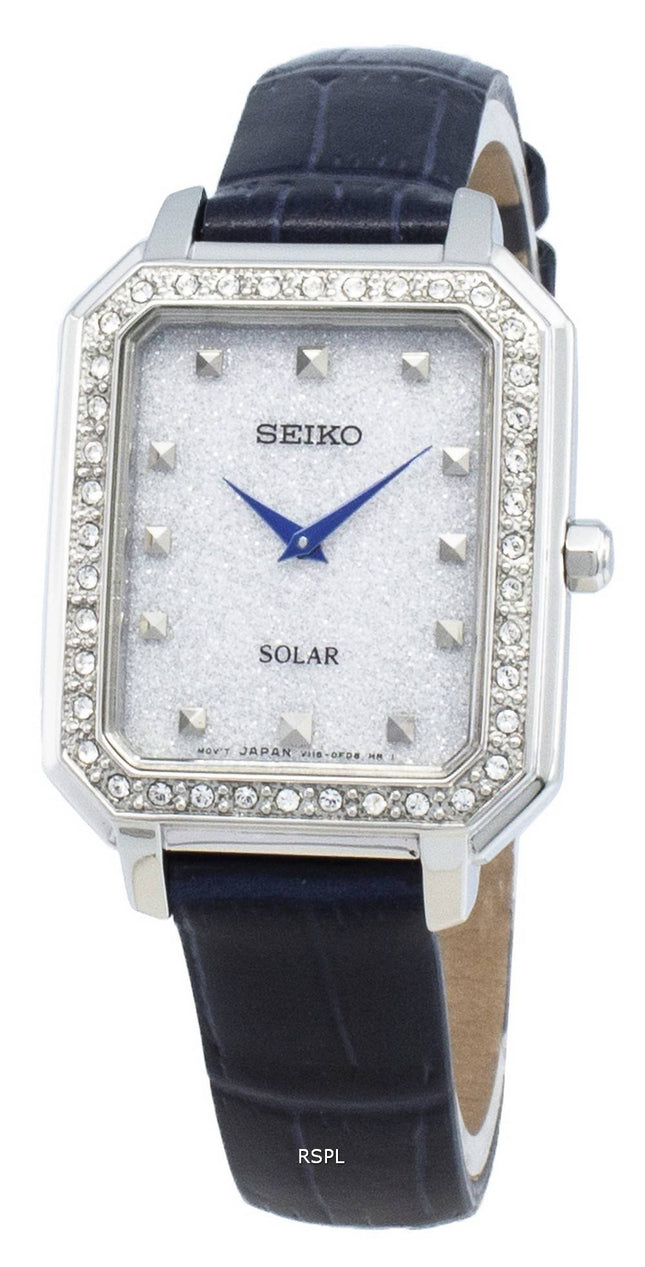 Montre Femme solaire Seiko Conceptual SUP429P SUP429P1 SUP429 Accents de diamants