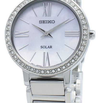 Montre pour femme Seiko Solar SUP431 SUP431P1 SUP431P Diamond Accents