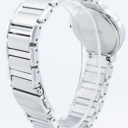 Montre pour femme Seiko Solar SUP431 SUP431P1 SUP431P Diamond Accents