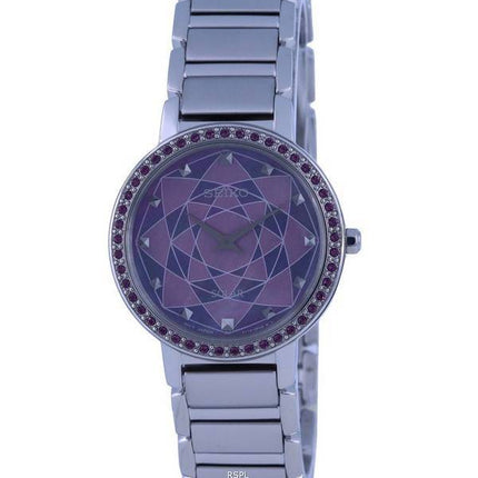 Montre pour femme Seiko Discover More en acier inoxydable solaire SUP453 SUP453P1 SUP453P