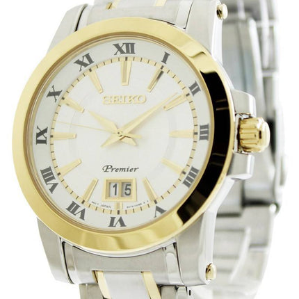 Seiko Premier Big Date Calendrier SUR016P1 SUR016P SUR016 Montre pour homme