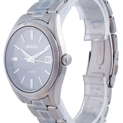 Montre pour homme Seiko Discover More Titane Quartz SUR373 SUR373P1 SUR373P 100M