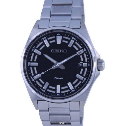 Montre Seiko Plus de modèles Quartz SUR505 SUR505P1 SUR505P 100M pour homme