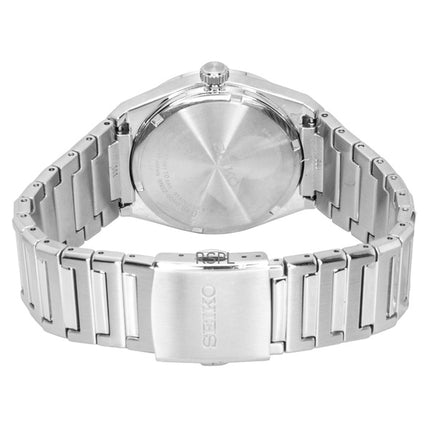 Montre homme Seiko Conceptual SUR553P1 en acier inoxydable, cadran blanc, quartz, étanche à 100 m