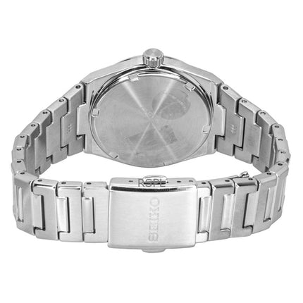 Montre femme Seiko Classic en acier inoxydable, cadran saumon, quartz SUR577P1, étanche à 100 m