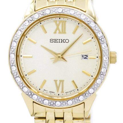Montre Seiko Quartz diamant Accent SUR688 SUR688P1 SUR688P féminin