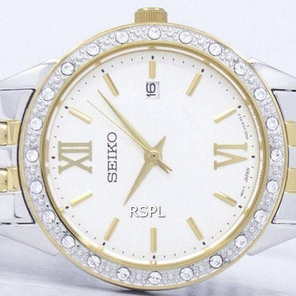 Montre Seiko Quartz diamant Accent SUR690 SUR690P1 SUR690P féminin