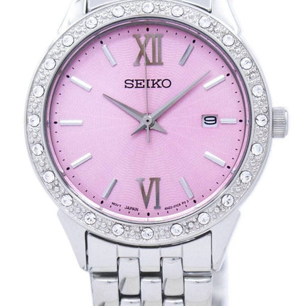 Montre Seiko Quartz diamant Accent SUR693 SUR693P1 SUR693P féminin