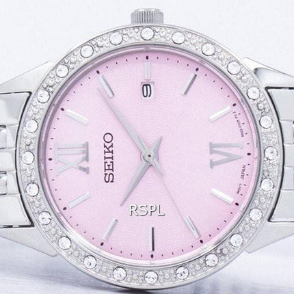 Montre Seiko Quartz diamant Accent SUR693 SUR693P1 SUR693P féminin