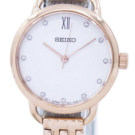Montre Seiko analogique Quartz diamant Accent SUR698 SUR698P1 SUR698P féminin