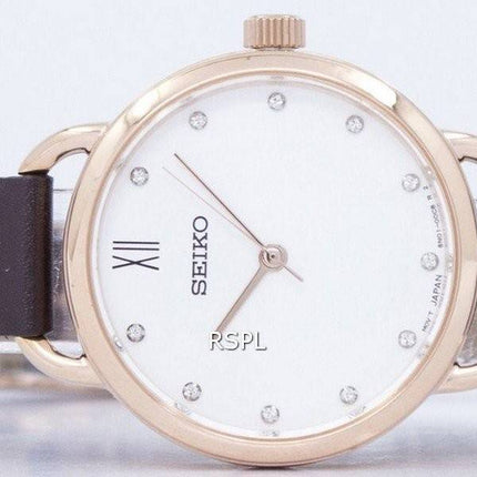 Montre Seiko analogique Quartz diamant Accent SUR698P2 féminin