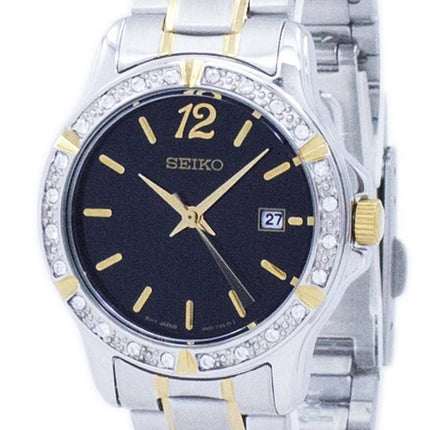 Montre Seiko Quartz diamant Accent SUR716 SUR716P1 SUR716P féminin
