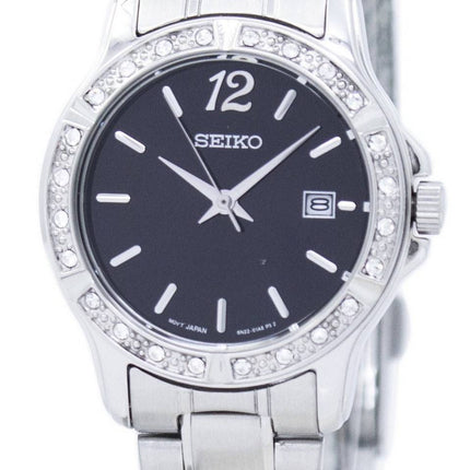 Montre Seiko analogique Quartz diamant Accent SUR719 SUR719P1 SUR719P féminin