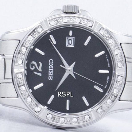 Montre Seiko analogique Quartz diamant Accent SUR719 SUR719P1 SUR719P féminin