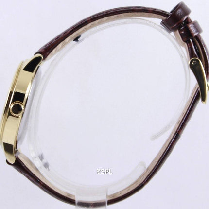Montre Seiko Quartz cuir sangle SUR822P1 SUR822P féminin