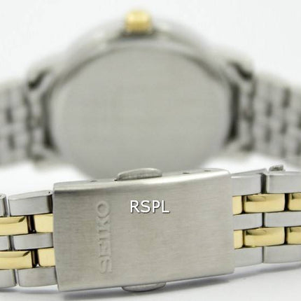 Montre Seiko Quartz deux tons en acier inoxydable SUR825P1 SUR825P féminin