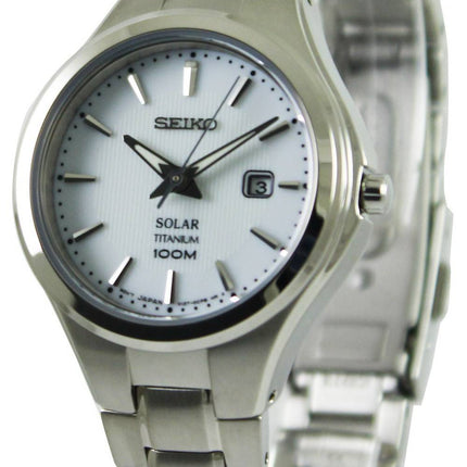 Montre Seiko titane solaire 100M SUT199P1 SUT199P féminin