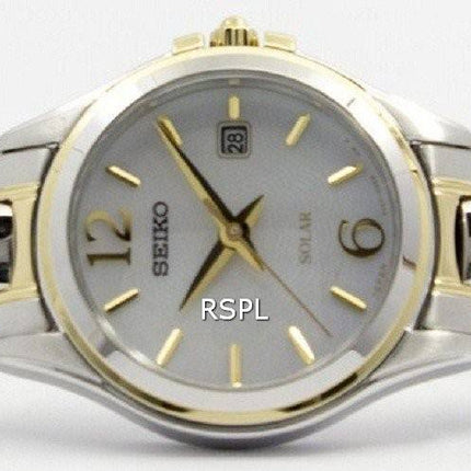 Seiko solaire mère de perle SUT234P1 SUT234P Women Watch Dial
