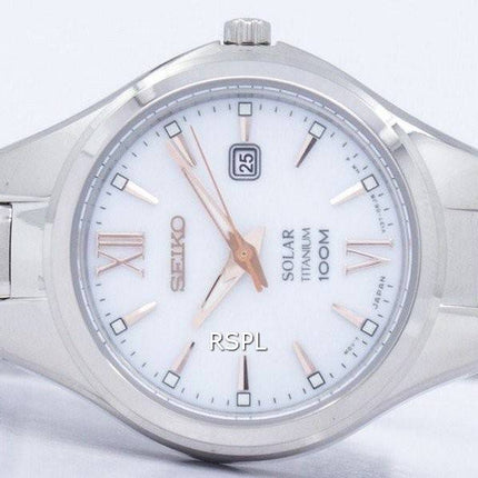 Montre Seiko titane solaire SUT271 SUT271P1 SUT271P féminin