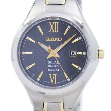 Montre Seiko titane solaire SUT275 SUT275P1 SUT275P féminin