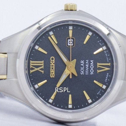 Montre Seiko titane solaire SUT275 SUT275P1 SUT275P féminin