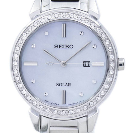 Montre Seiko solaire diamant Accent SUT327 SUT327P1 SUT327P féminin