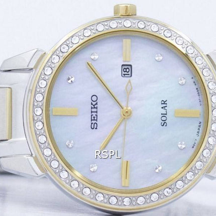 Montre Seiko solaire diamant Accent SUT328 SUT328P1 SUT328P féminin
