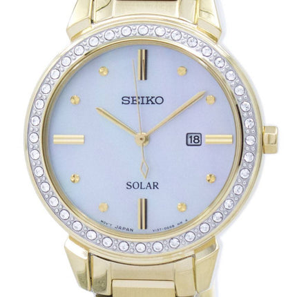 Montre Seiko solaire diamant Accent SUT330 SUT330P1 SUT330P féminin