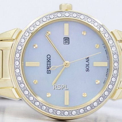 Montre Seiko solaire diamant Accent SUT330 SUT330P1 SUT330P féminin