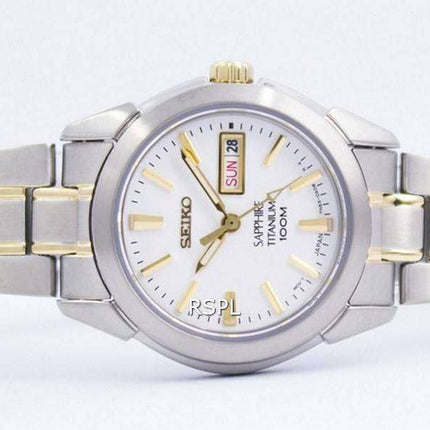Montre femme Seiko Sapphire Titanium Quartz 100M SXA115 SXA115P1 SXA115P reconditionnée