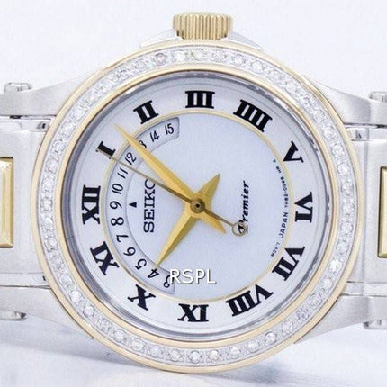 Seiko Premier Mesdames Diamond SXD774P1 SXD774 de 48 diamants