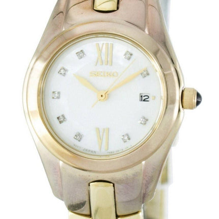 Montre Seiko Quartz diamant Accent SXDB58 SXDB58P1 SXDB58P féminin