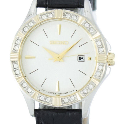 Montre Seiko Quartz diamant Accent SXDF24 SXDF24P1 SXDF24P féminin