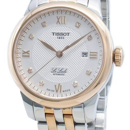 Tissot Le Locle T006.207.22.036.00 T0062072203600 Montre à diamants Accents Automatic pour femmes