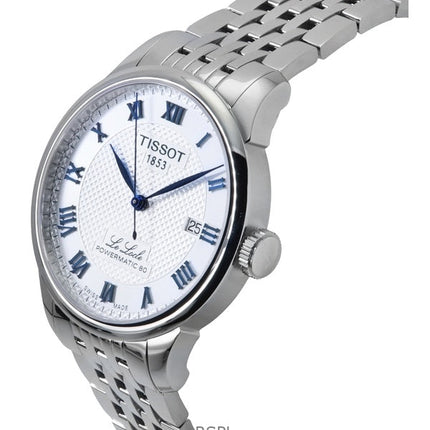 Montre Homme Tissot Le Locle Powermatic 80 20e Anniversaire Acier Inoxydable Cadran Argent Automatique T006.407.11.033.03