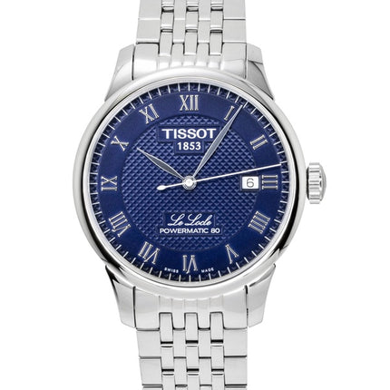 Montre homme Tissot Le Locle Automatique en acier inoxydable, cadran bleu T006.407.11.043.00