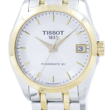 Montre Tissot T-Classic Couturier Lady Powermatic 80 T035.207.22.031.00 T0352072203100 féminin