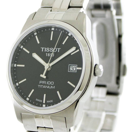 Montre Tissot T-Classic PR 100 Quartz titane T049.410.44.051.00 masculin
