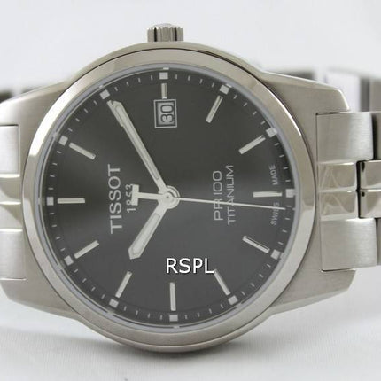 Montre Tissot T-Classic PR 100 Quartz titane T049.410.44.051.00 masculin