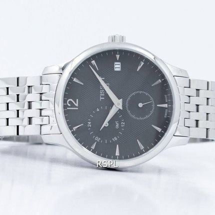Montre Tissot T-Classic Tradition GMT Quartz T063.639.11.067.00 T0636391106700 homme